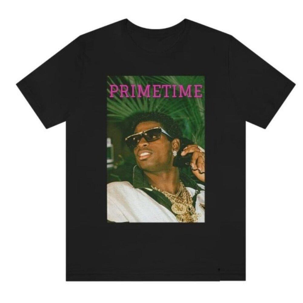 Deion Sanders Jc On Deion Primetime Football Fan Classic Graphic Sports Pride